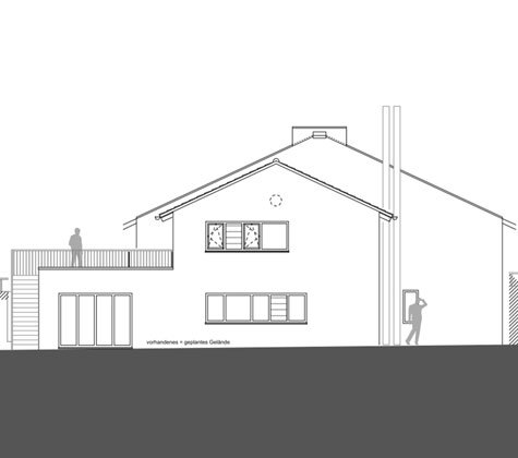 Dank Form und Materialität fügt sich der Neubau perfekt in das Gesamtbild ein